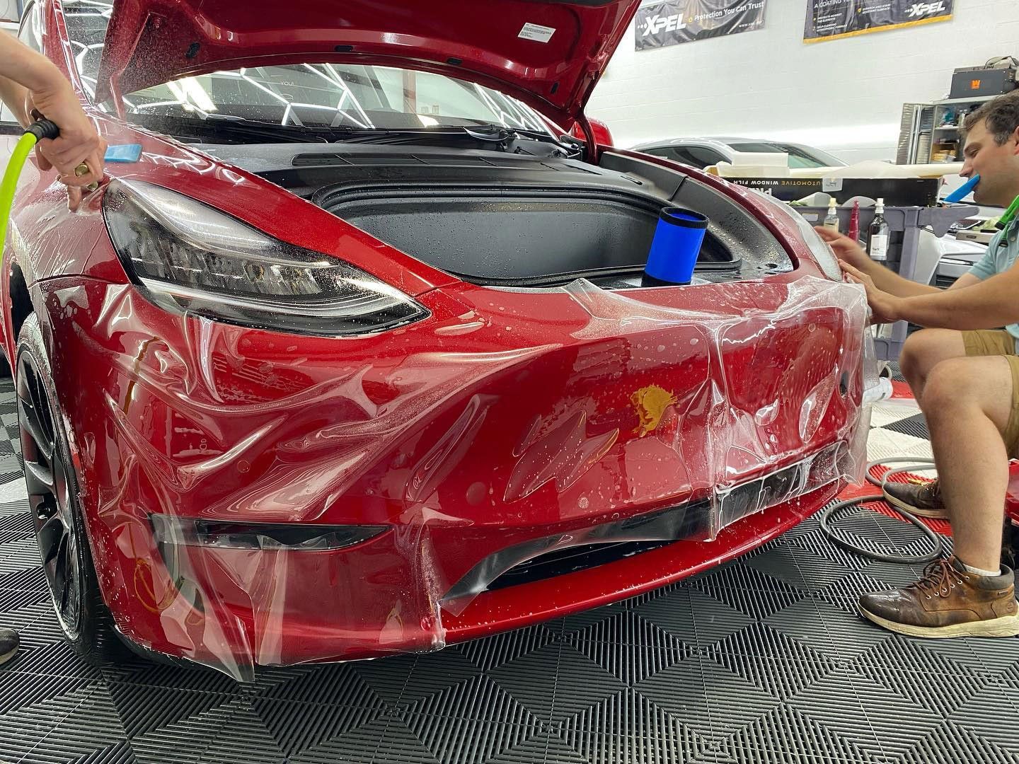 professional tesla paint protection film service in Malvern, PA