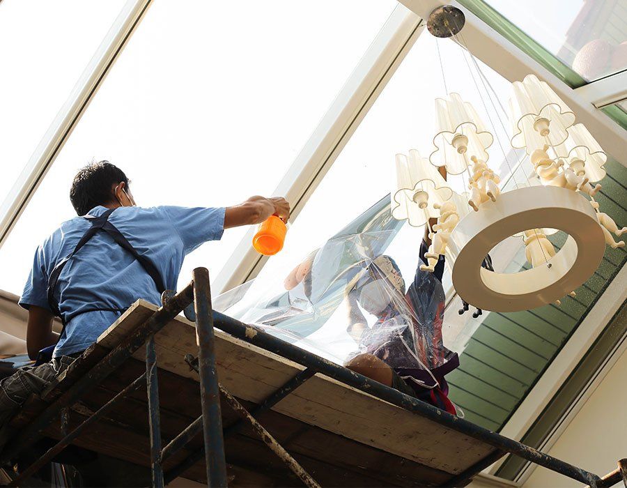residential window tinting installation by professionals