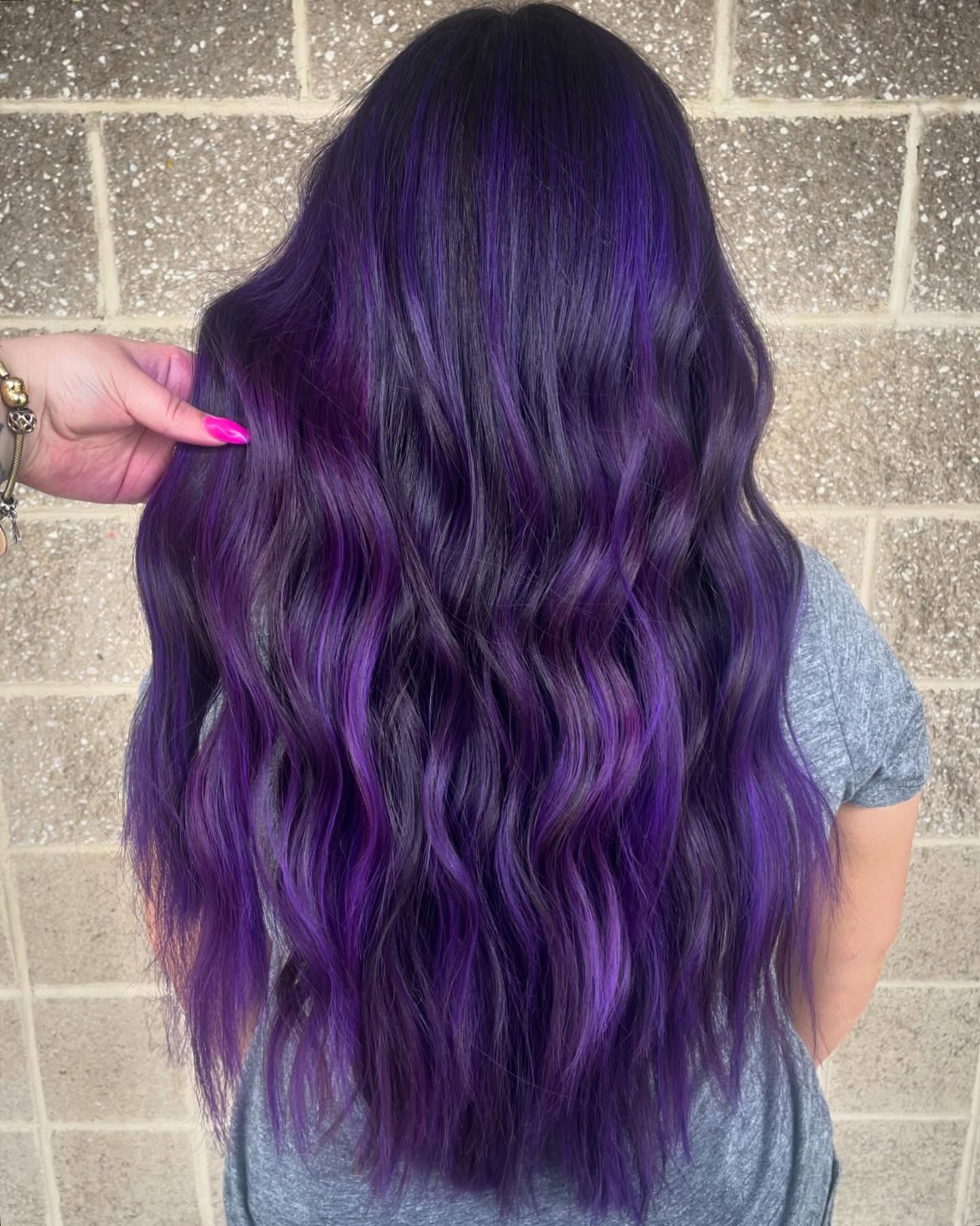 Purple hair color