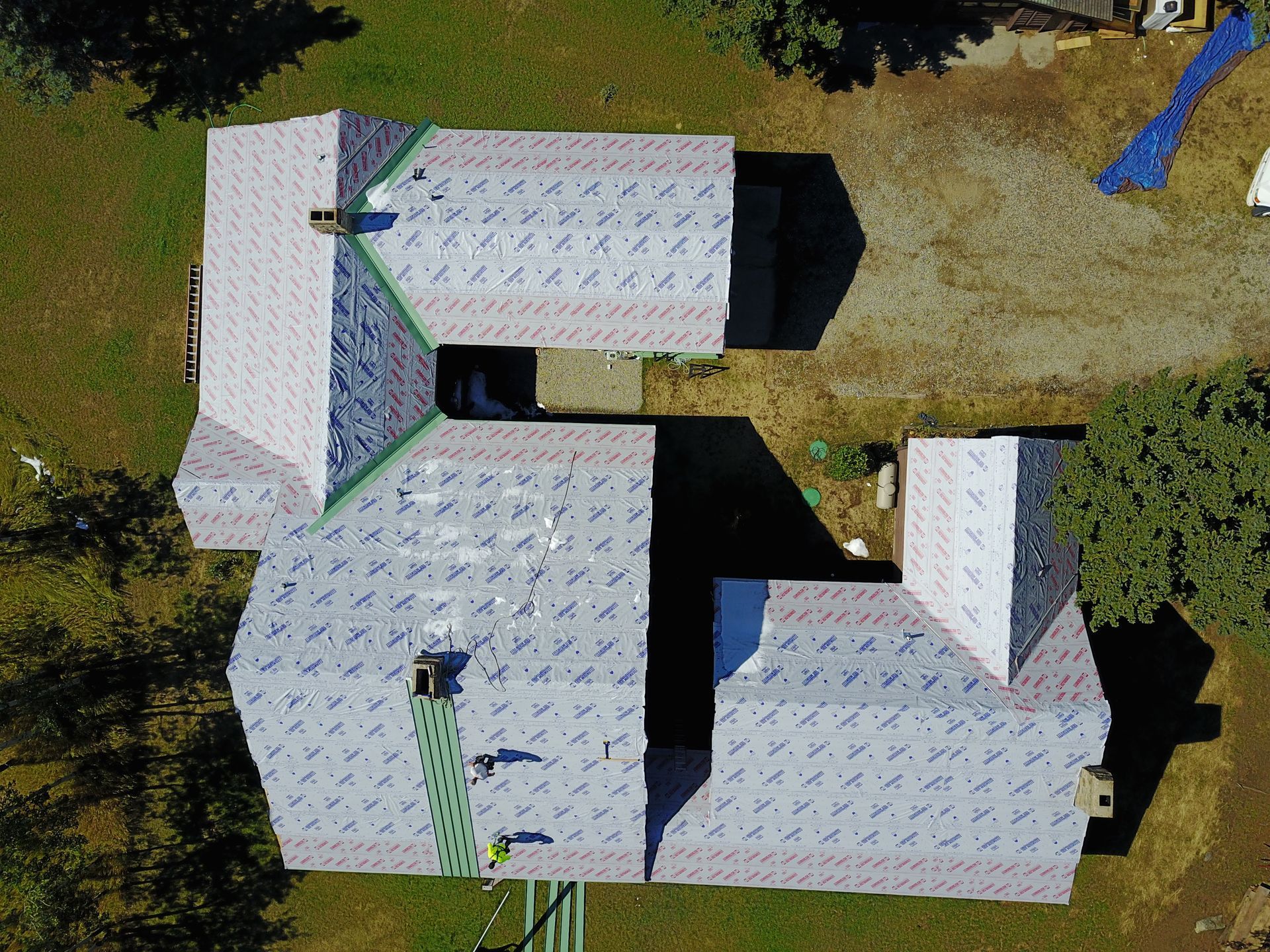 House Transforming To Metal Roof — Billings, MT — Empire Roofing Inc