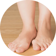 deformed foot