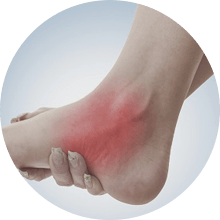ankle in pain