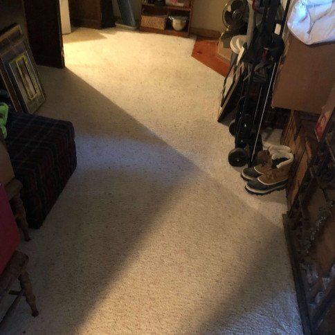 After Photo of carpet cleaning