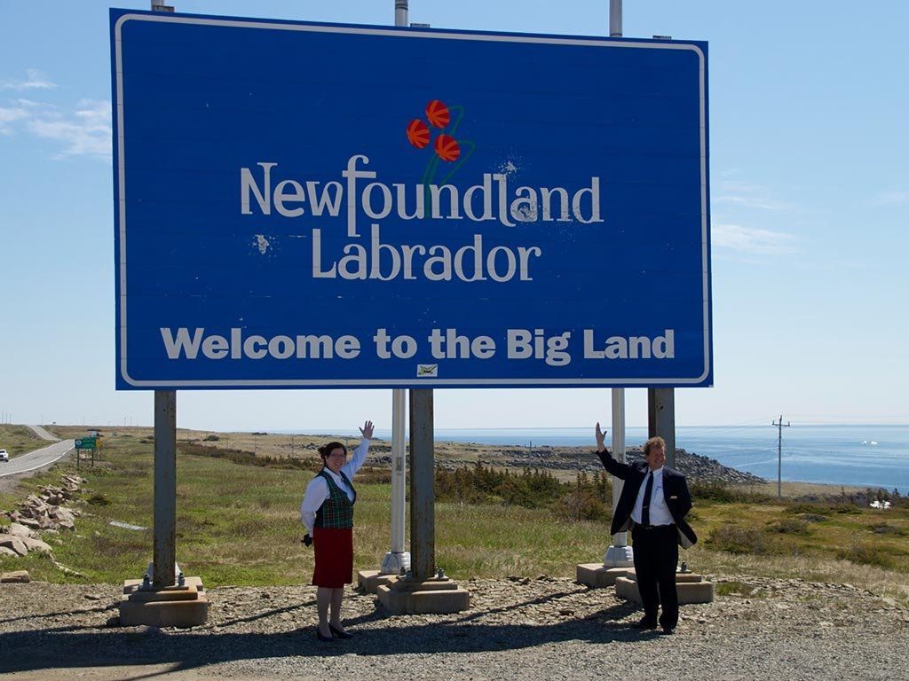 Welcome to Newfoundland Sign