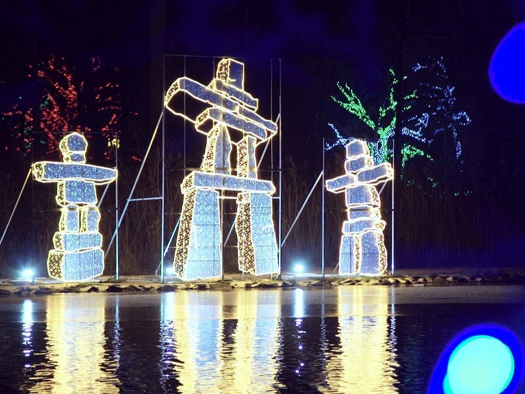 Winter Festival of Lights Inukshuks