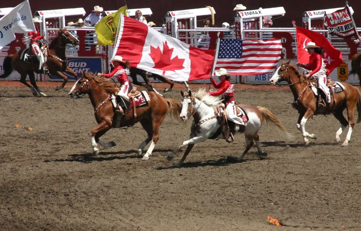 Calgary Stampede - horseback riders