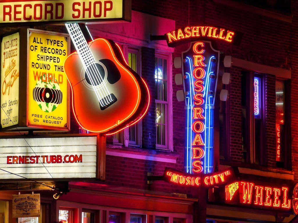 Neon lights of Nashville