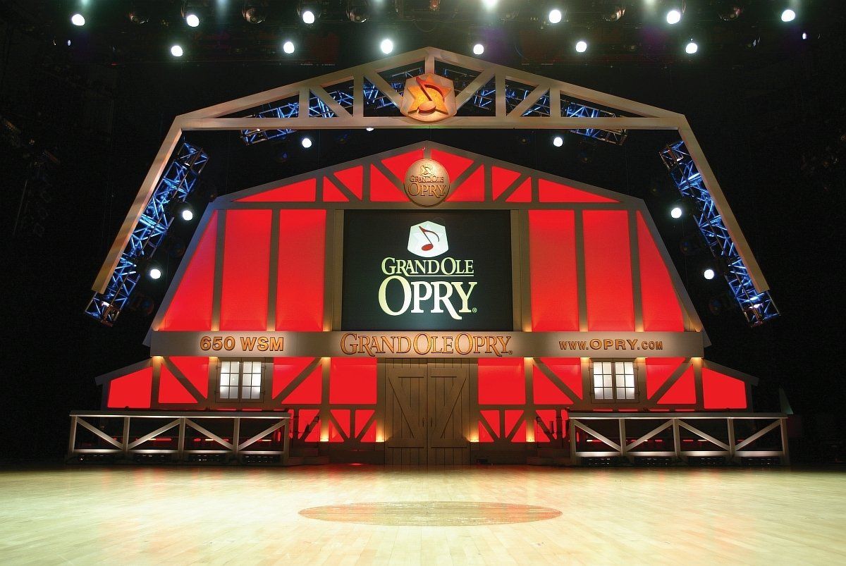 Stage at the Grand Ole Opry