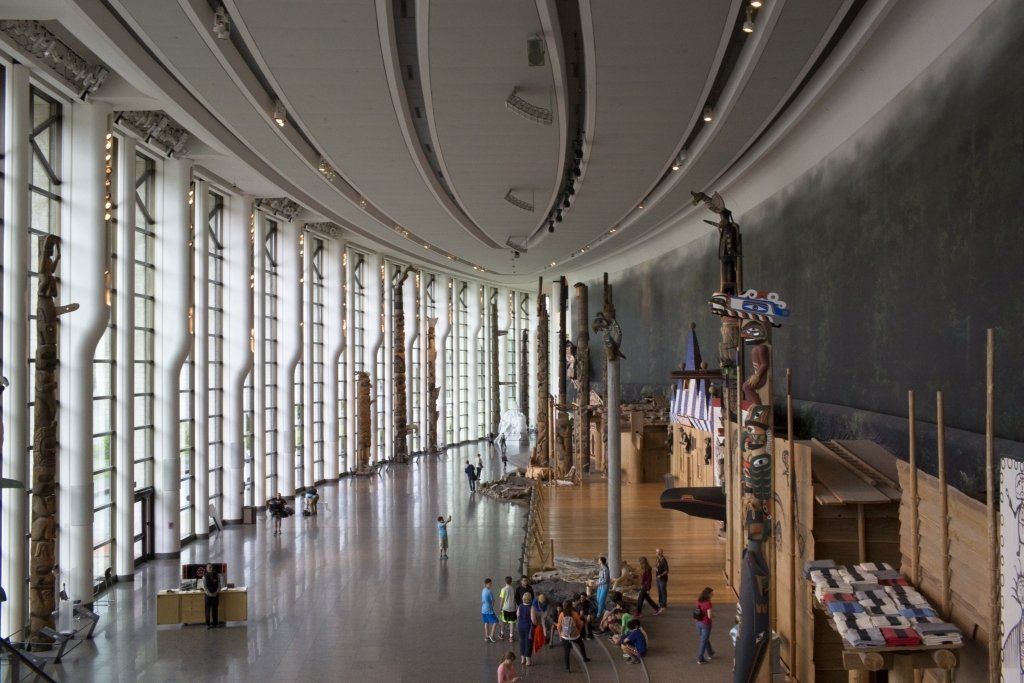 Inside the Canadian Museum of History - photo credit Ottawa Tourism