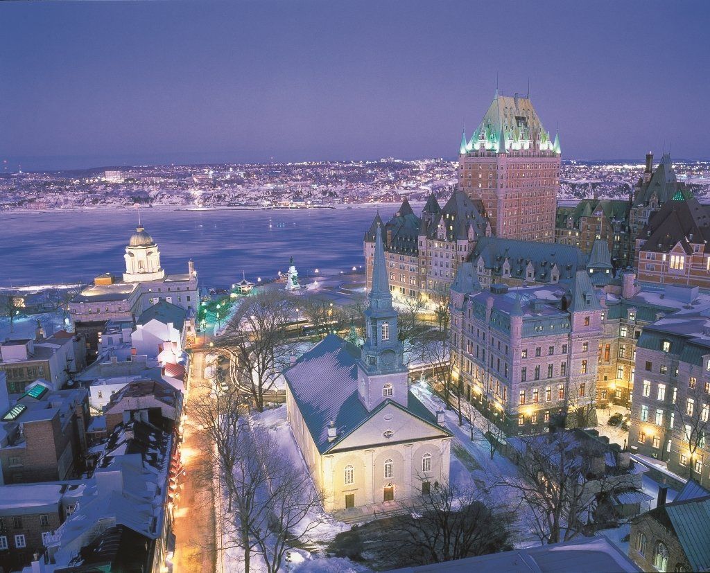 View of Old Quebec in Winter - Credit Bonjour Quebec