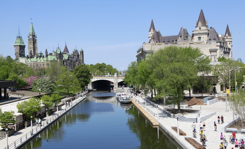 Rideau Canal in spring