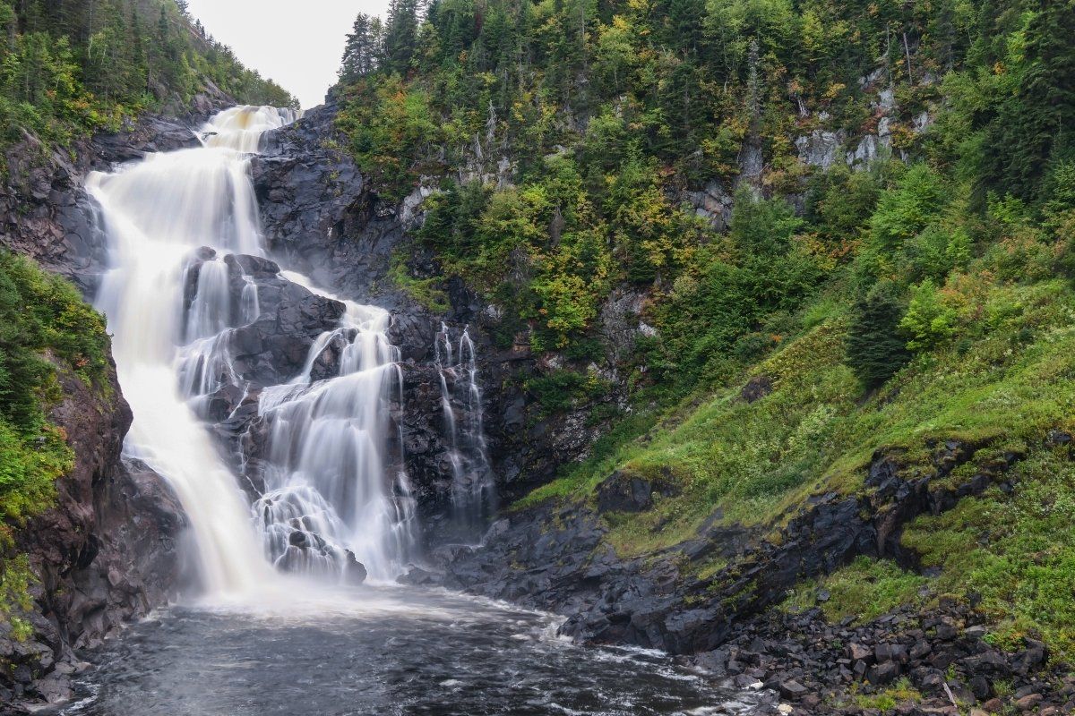 Ouiatchouan Waterfalls at Val-Jalbert