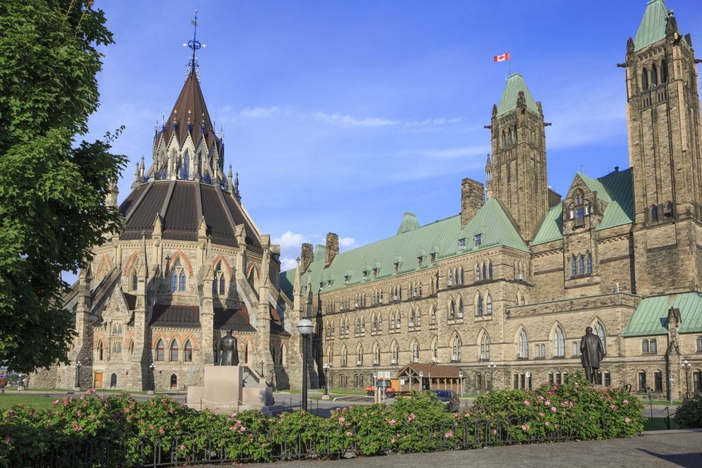 Ottawa, Parliament Hill in summer