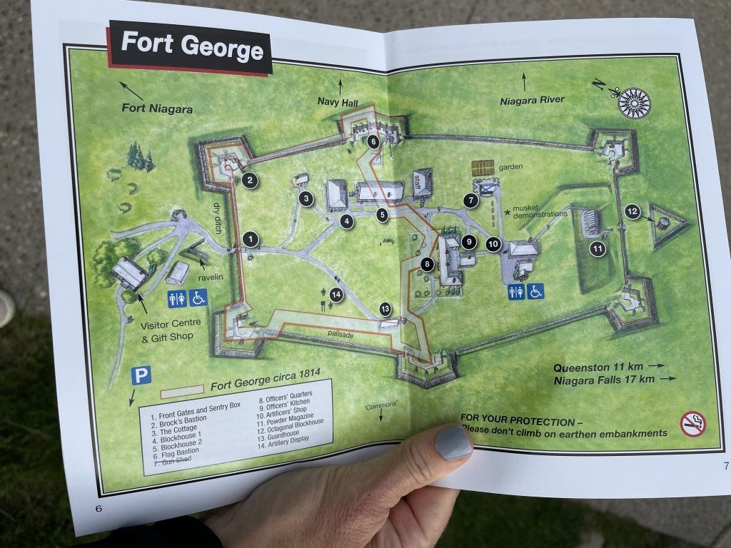 Map of Fort George