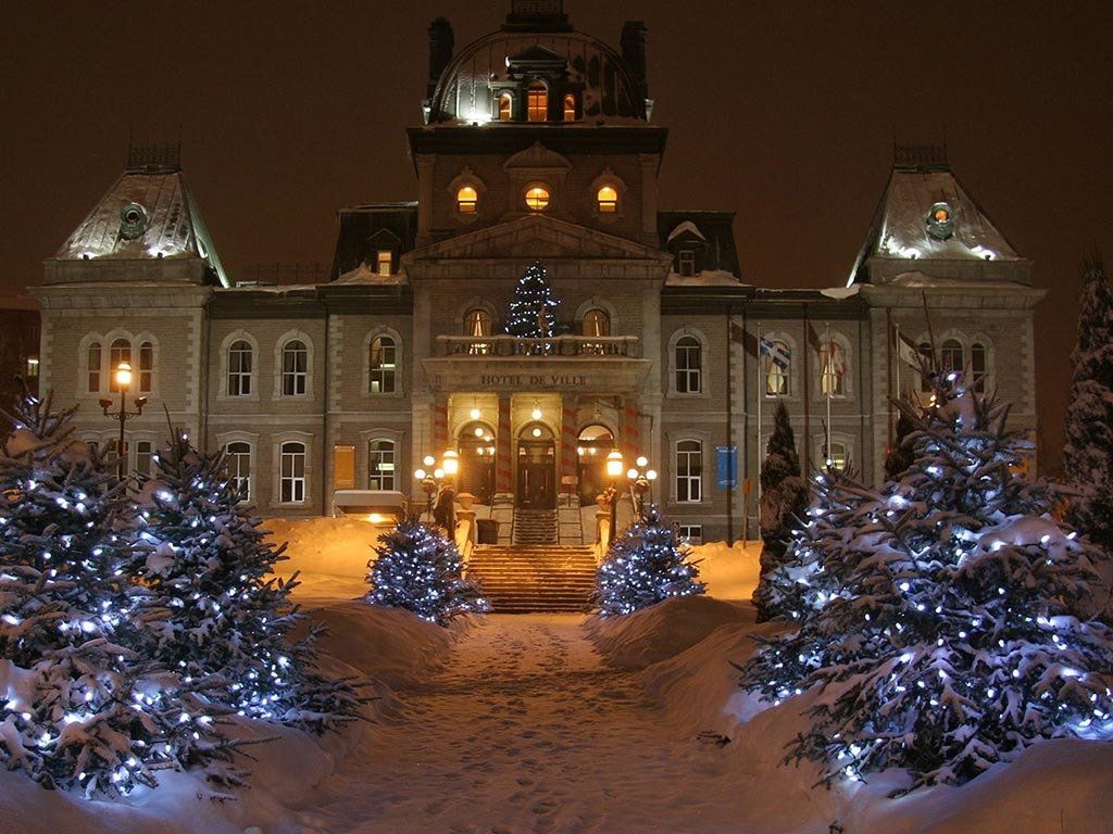Sherbrooke City Hall - Sherbrooke at Christmas Time