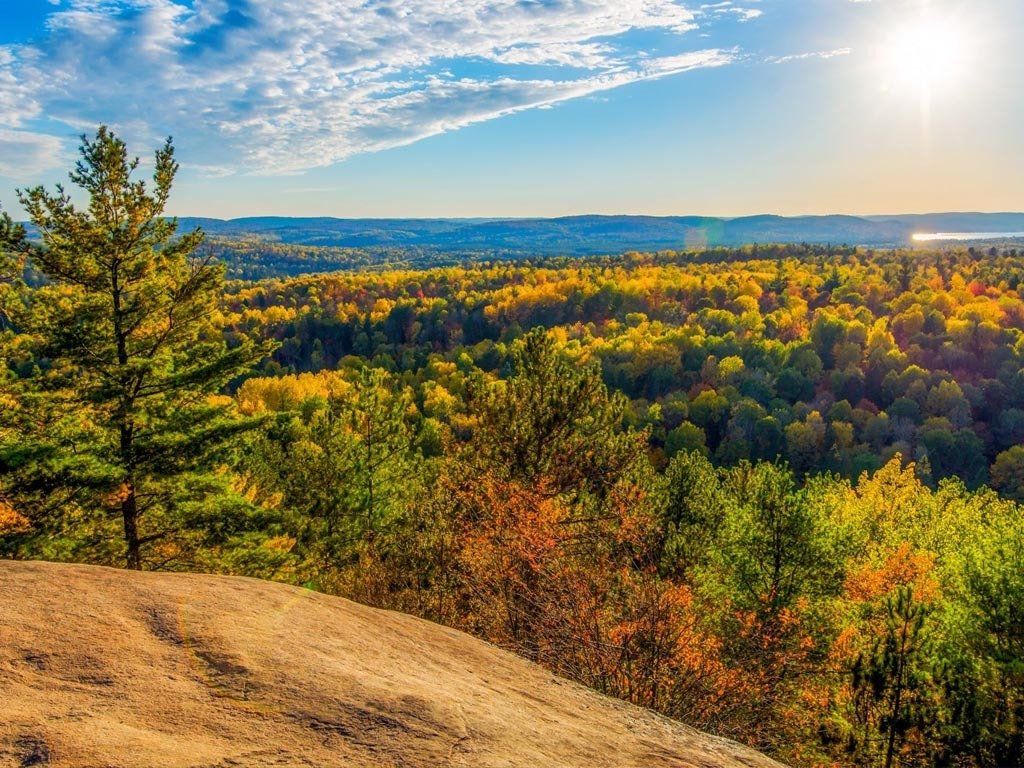 The Laurentian Mountain Range, Quebec