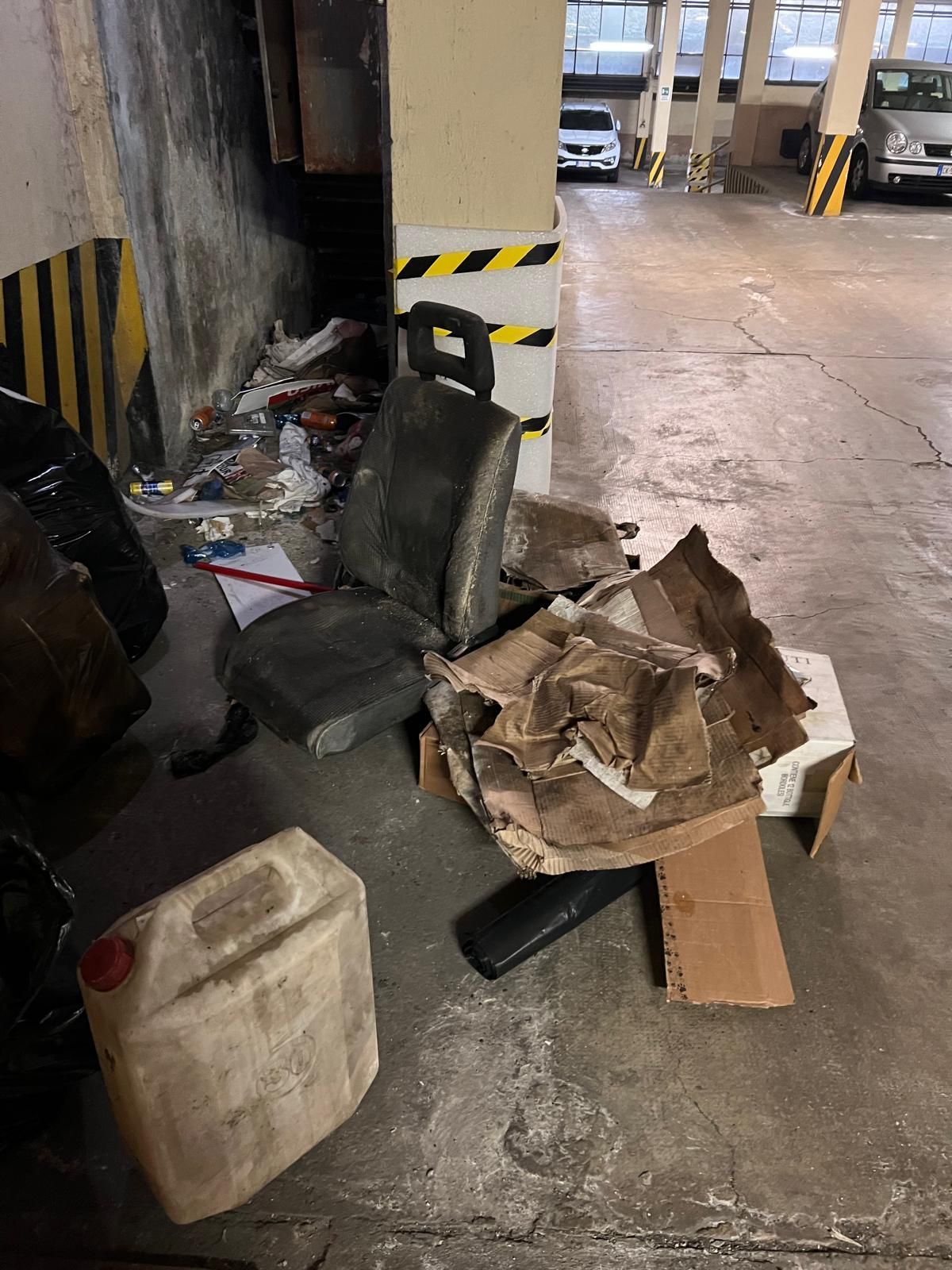 Prima dello sgombero