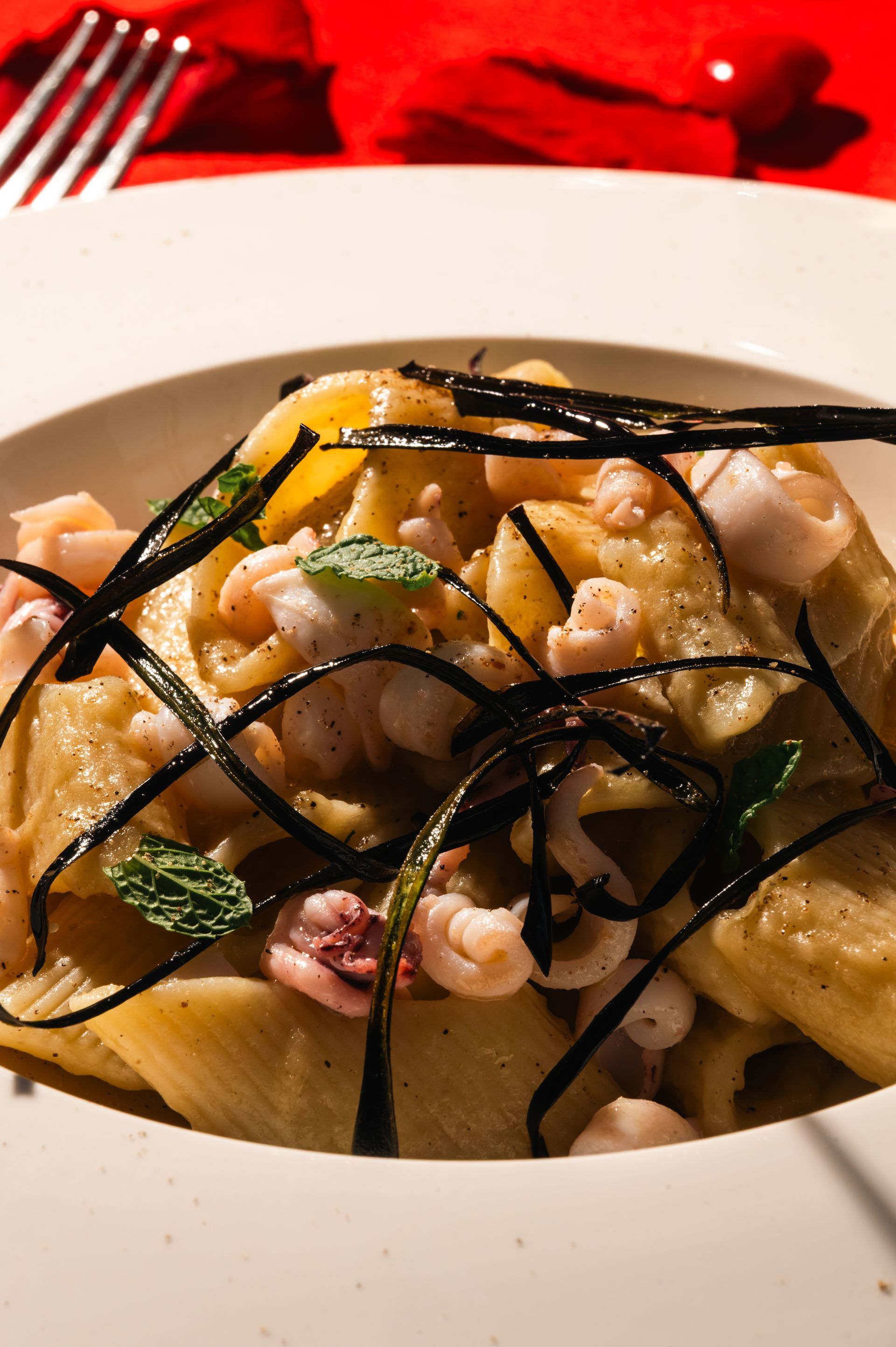 Foto di un primo piatto del menù del Class Ristorante Roma