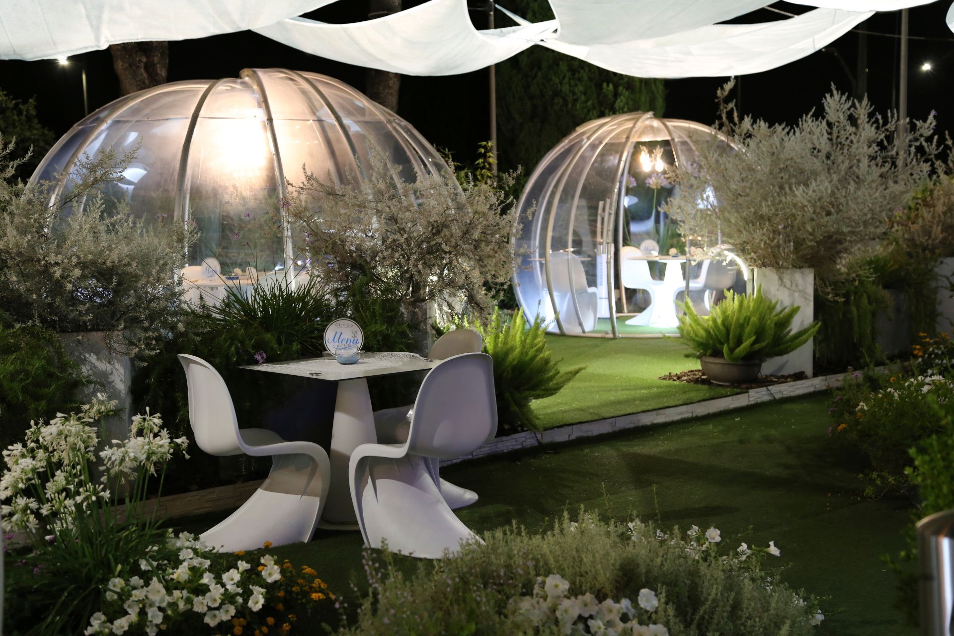 Foto dell'igloo garden del Class Ristorante Cocktail Bar Roma