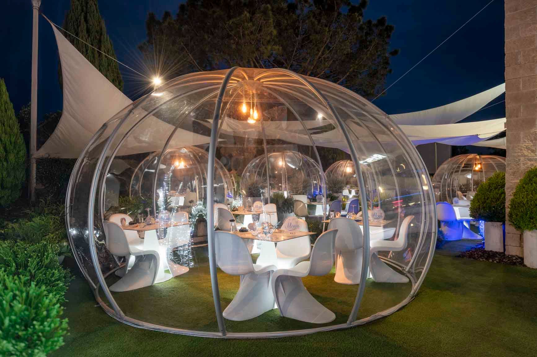 Foto dell'igloo garden del Class Ristorante Cocktail Bar Roma