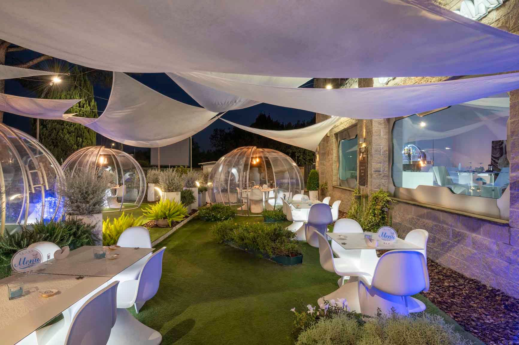 Foto dell'igloo garden del Class Ristorante Cocktail Bar Roma