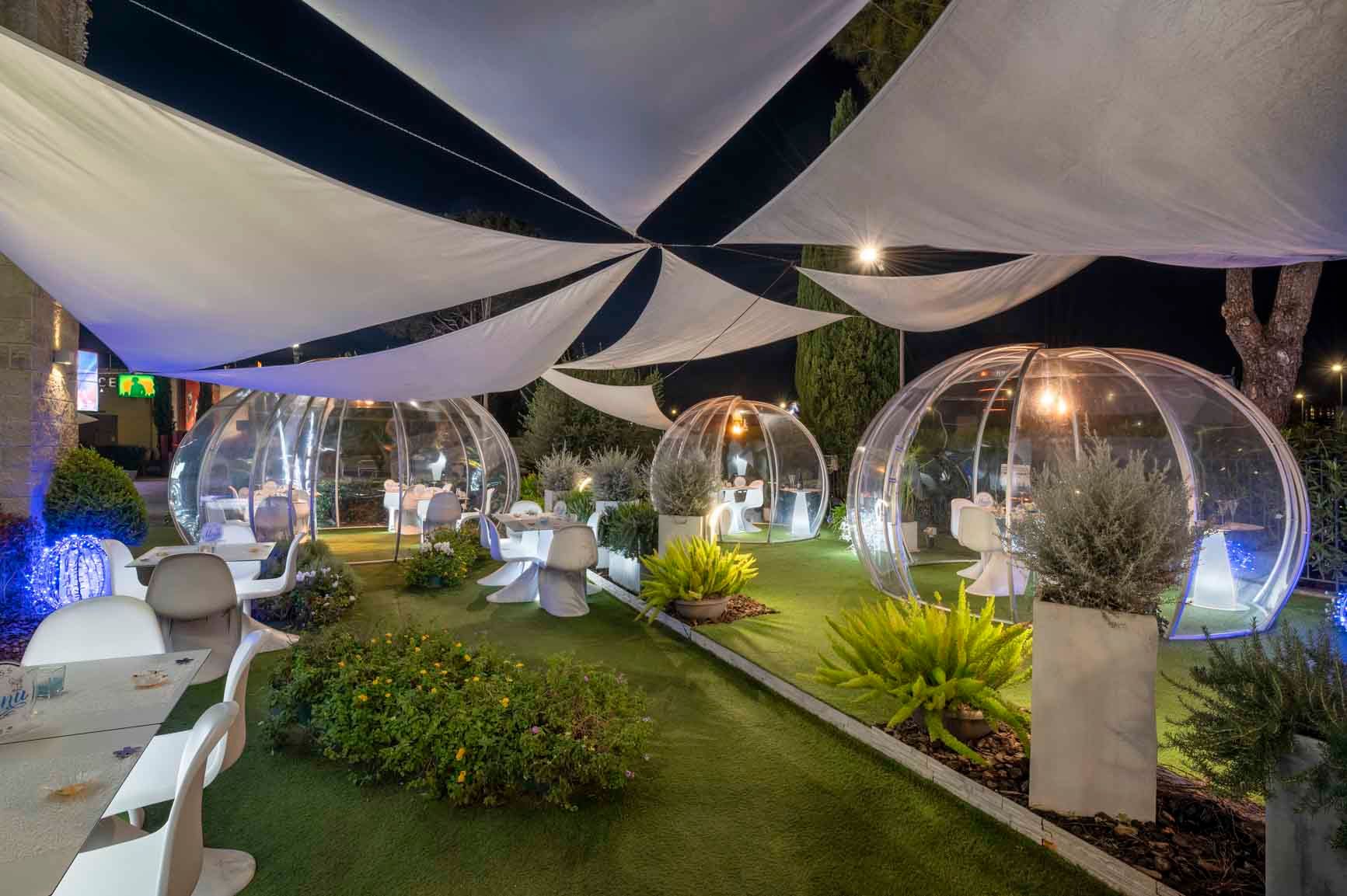 Foto dell'igloo garden del Class Ristorante Cocktail Bar Roma