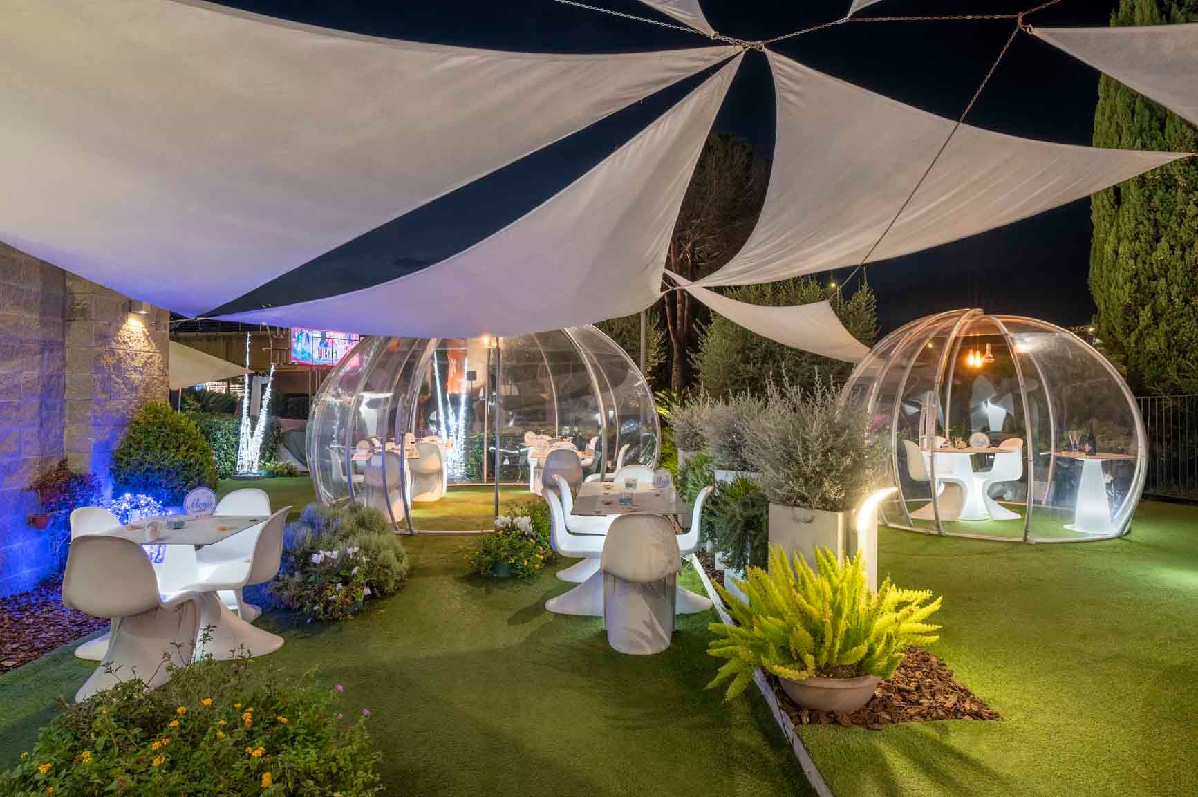Foto dell'igloo garden del Class Ristorante Cocktail Bar Roma