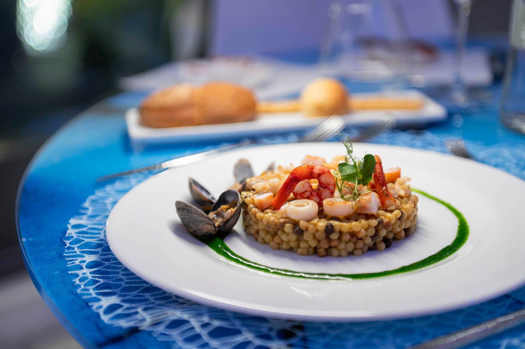 Foto di un primo piatto del menù del Class Ristorante Roma