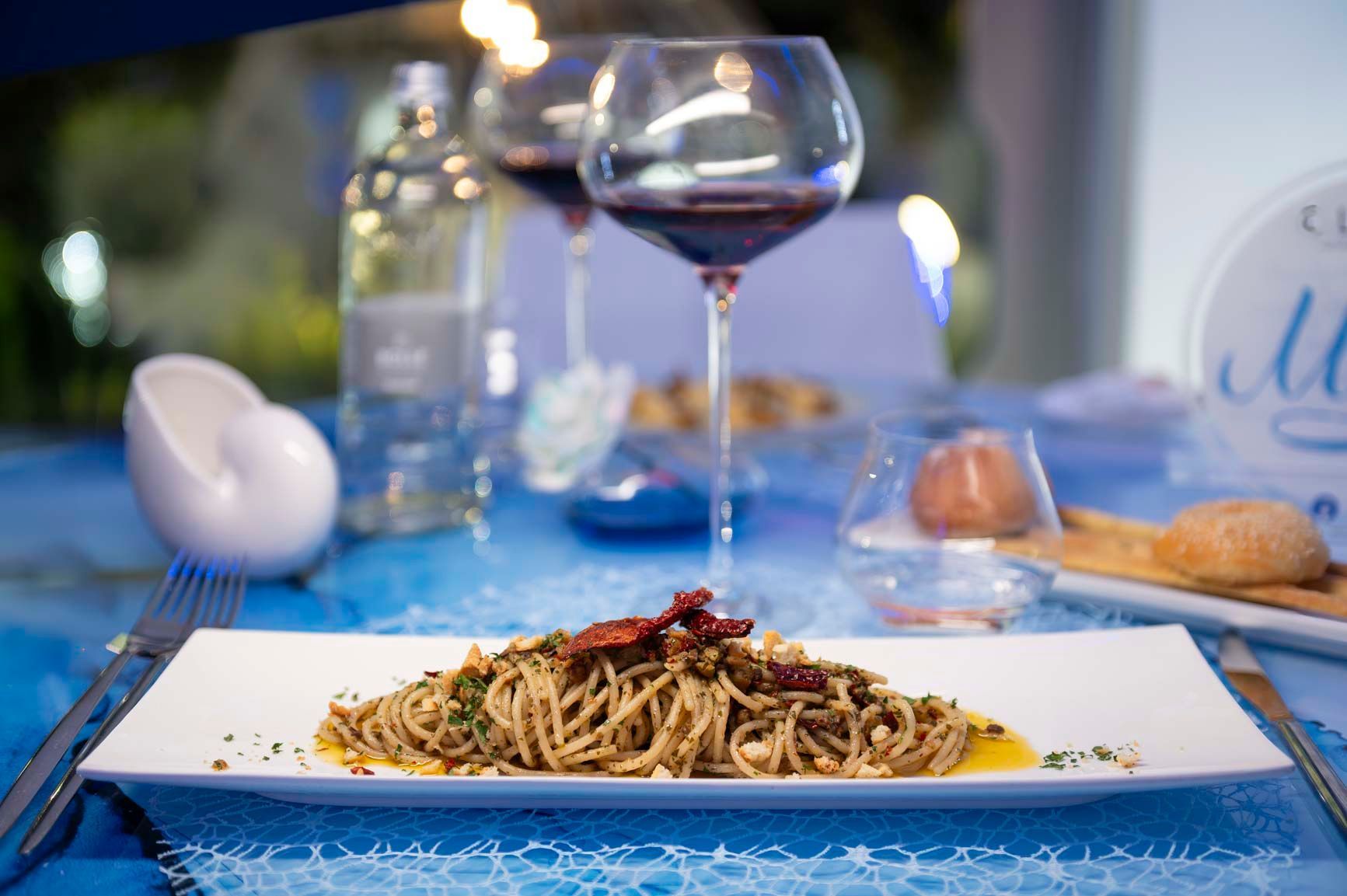 Foto di un primo piatto del menù del Class Ristorante Roma