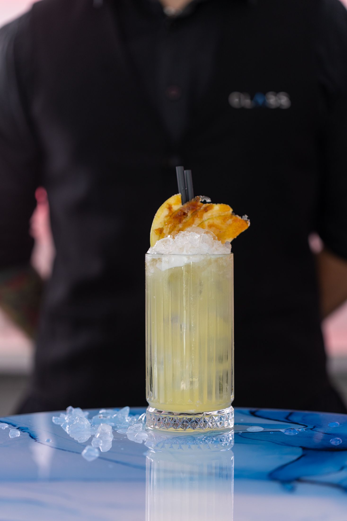 Foto di un cocktail del CLASS Ristorante Cocktail Bar a Roma