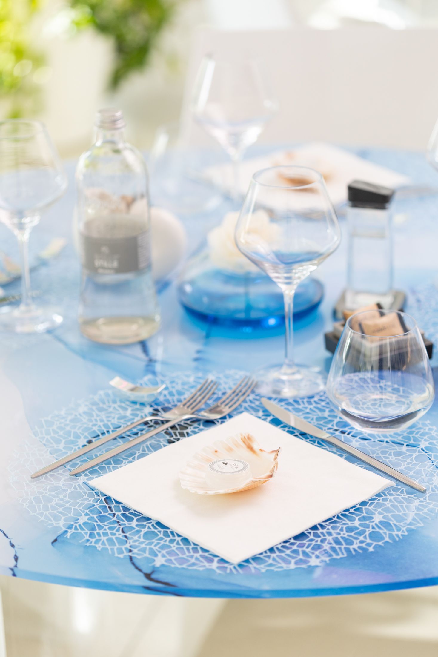 Foto della mis en place del Class Ristorante Roma