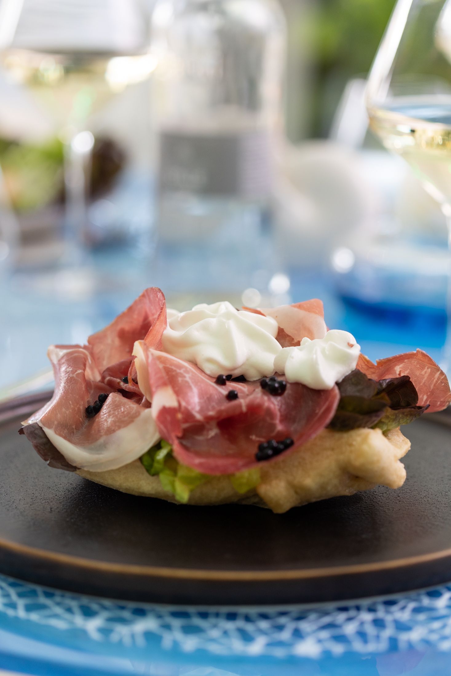 Foto di un antipasto del menù del Class Ristorante Roma