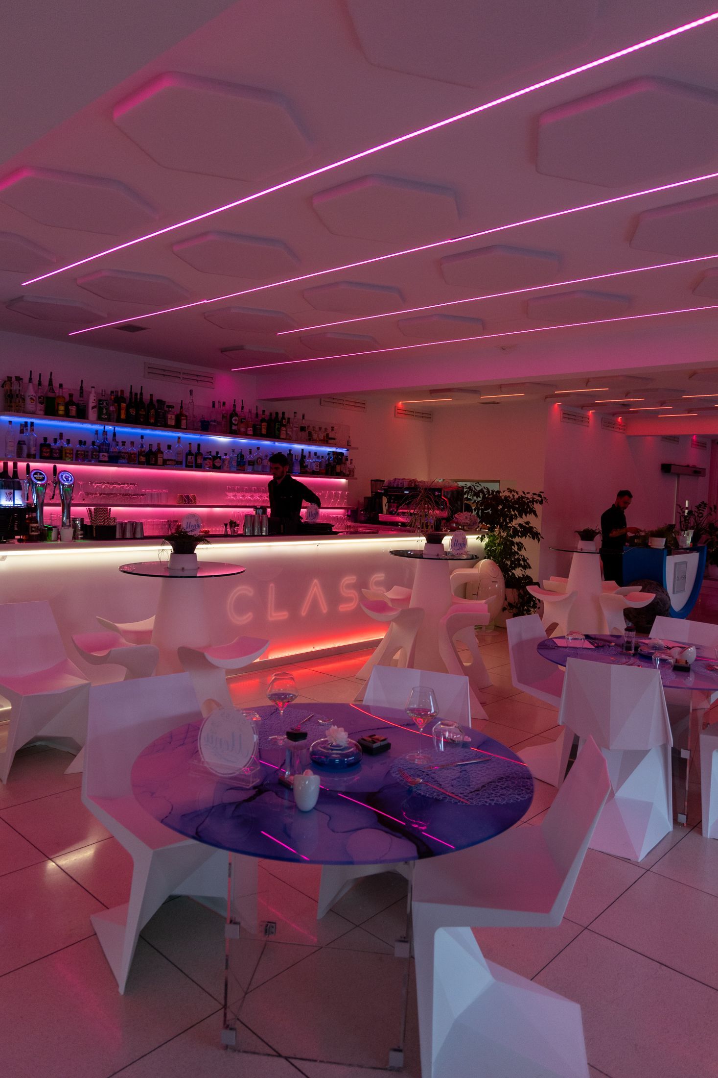 Foto della sala interna del Class Ristorante Cocktail Bar Roma