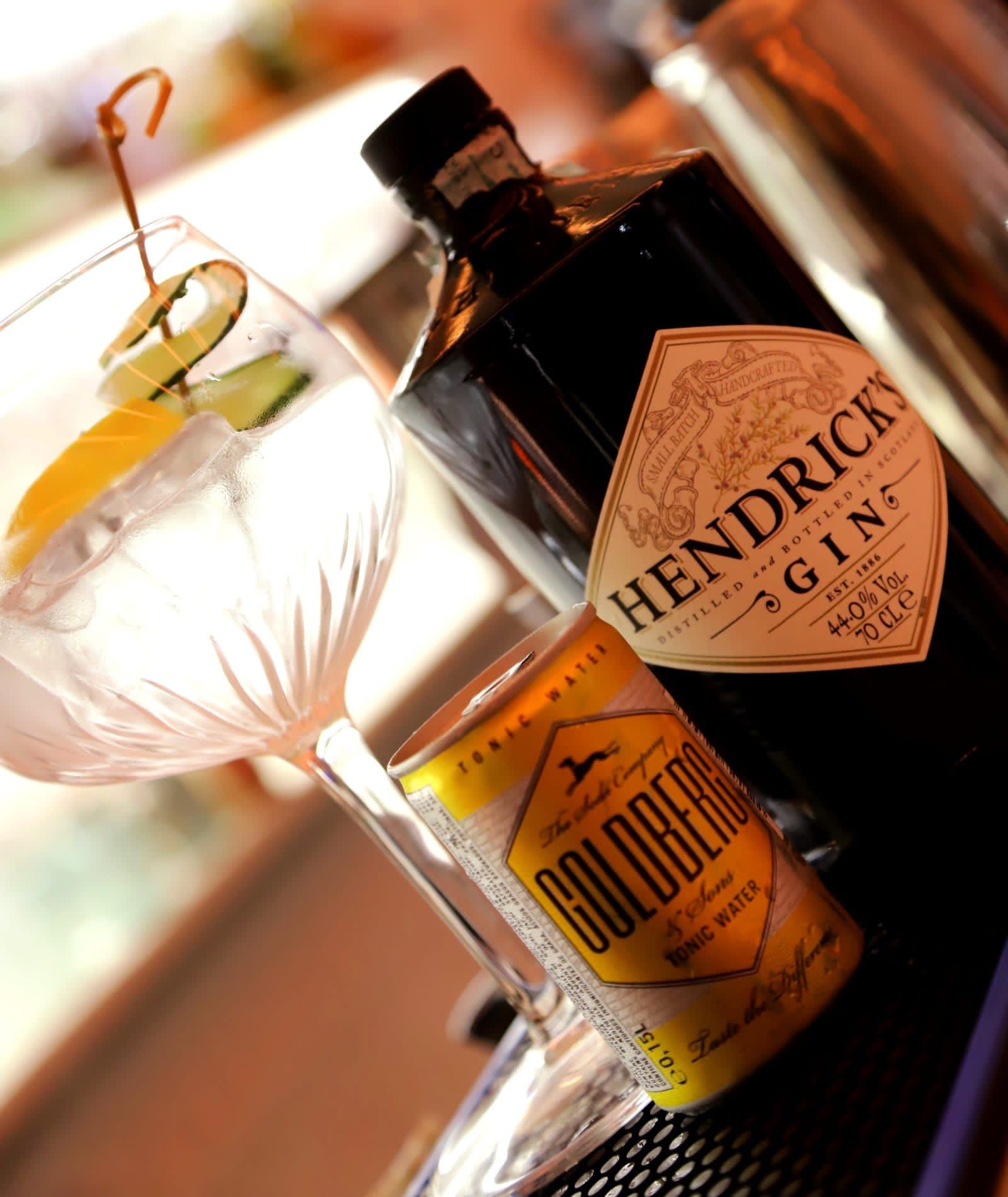 Foto di una bottiglia di Gin utilizzata dal Class Cocktail Bar Roma