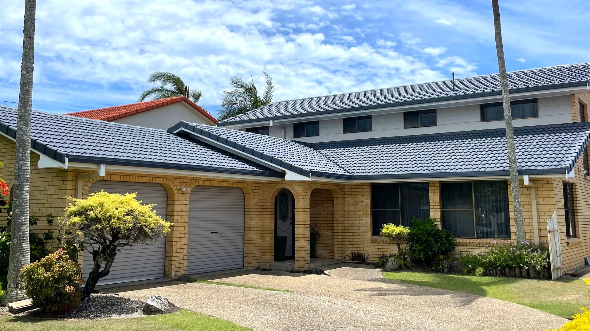 House Roofing Construction with metal roof — Roofer in Southport QLD