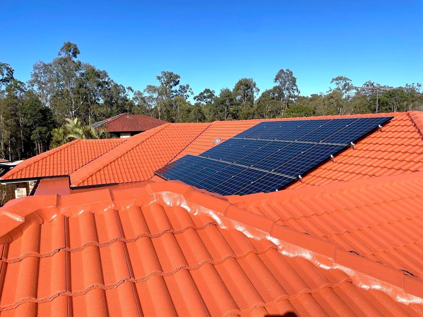 Restored Red Roof Showcasing Meticulous Craftsmanship — Roof Repointing in Southport QLD