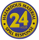 24 Hour Spill Response Sign