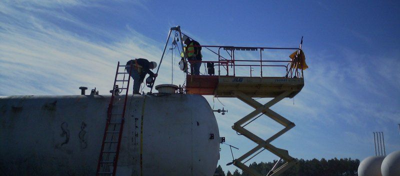 Spill Contractors on Lift | Winston-Salem, NC