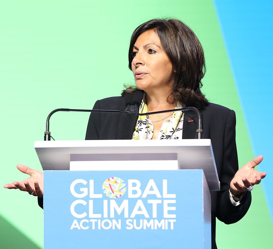 Die Pariser Bürgermeisterin Anne Hidalgo beim Global Climate Action Summit 2018