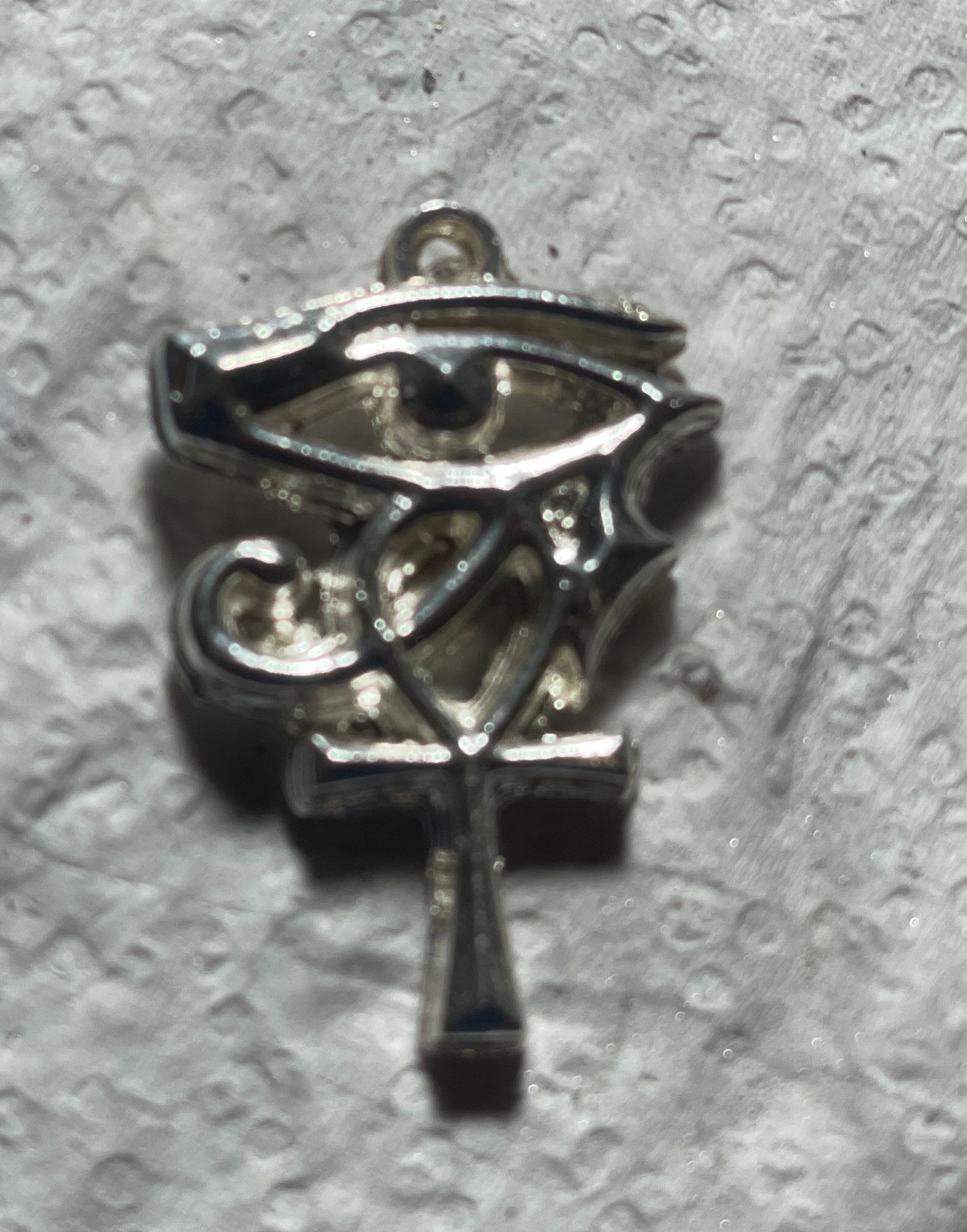 Eye Of Ra Ankh .925 Silver (Charm Only)