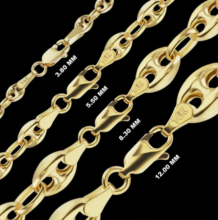 Шупљи златни ланци