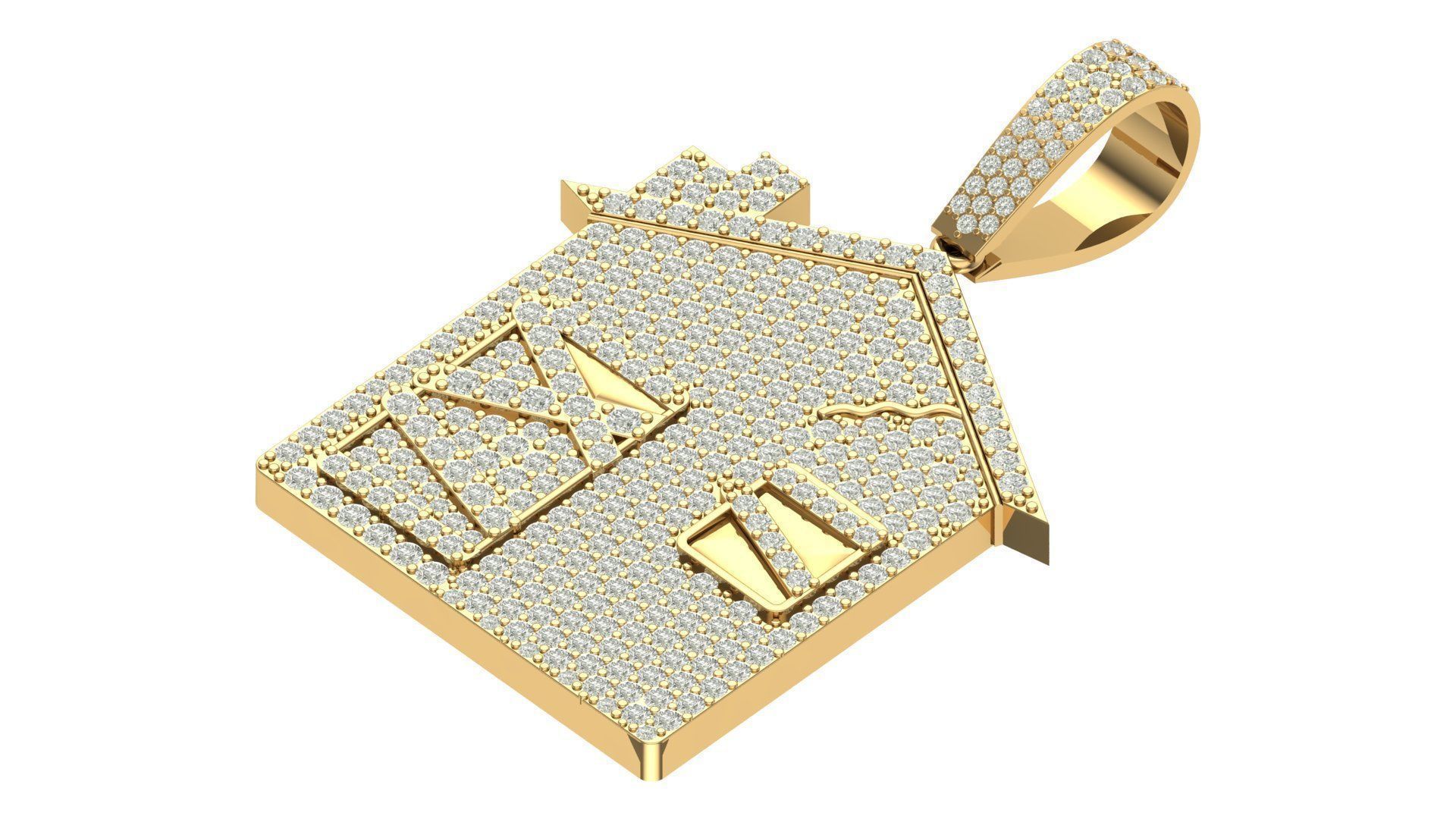 Colgante Traphouse Dreams de oro macizo de 14 quilates