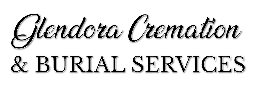 Glendora Cremation & Burial Services logo in black script and sans-serif text.
