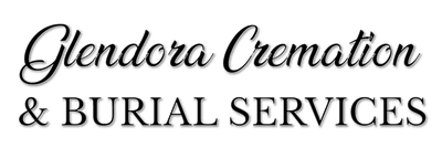 Glendora Cremation & Burial Services logo in black script and sans-serif text.