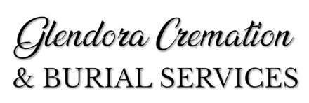 Glendora Cremation & Burial Services logo in black script and sans-serif text.
