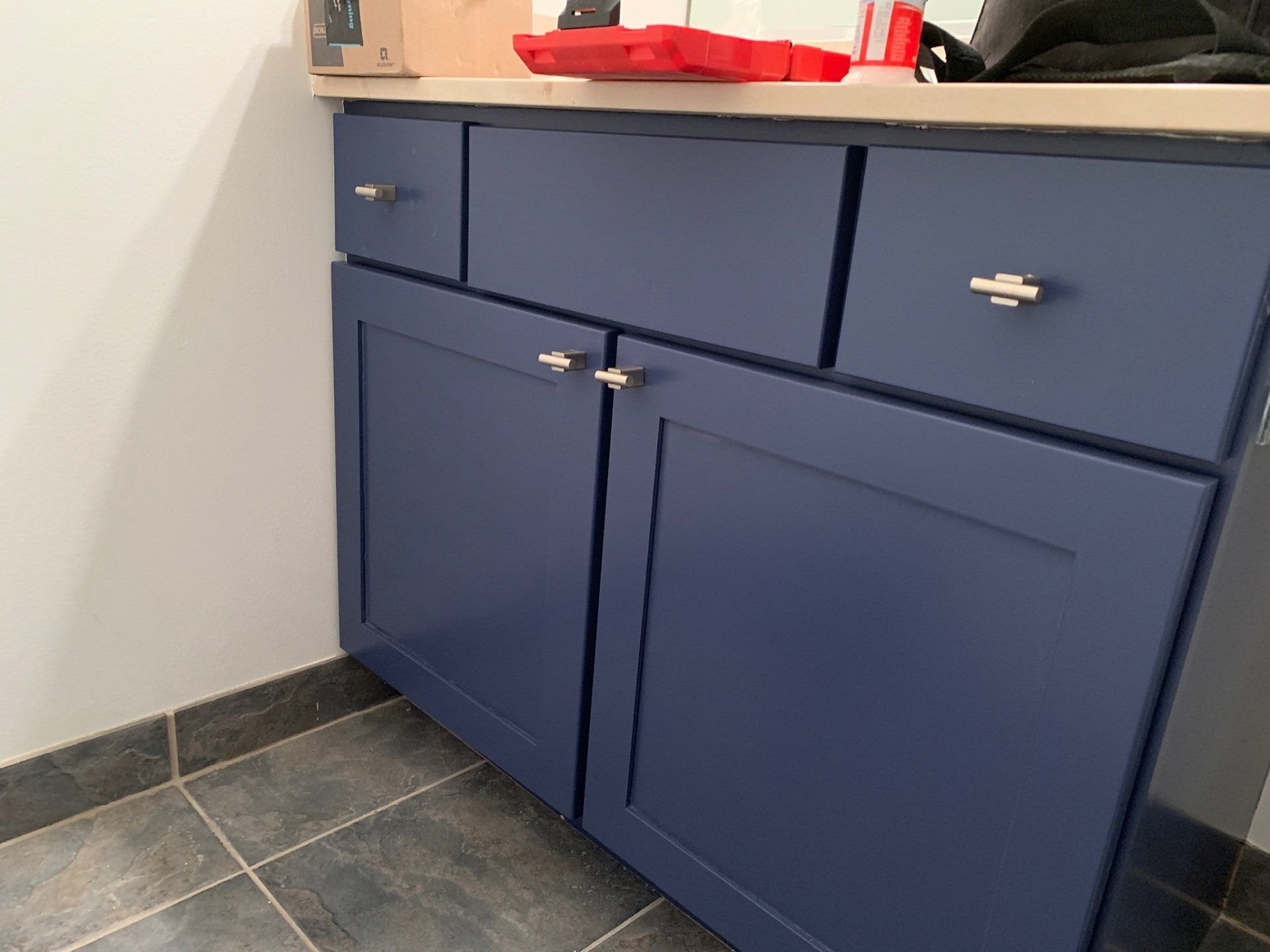 Man Painting a Straight Line on a Wall — Northbrook, IL — Bill Schneeberger Paint and Decorating