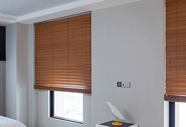 Smart Privacy Normandy Wood Blinds