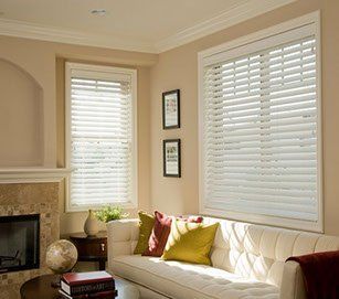 Smart Privacy Faux Wood Blinds
