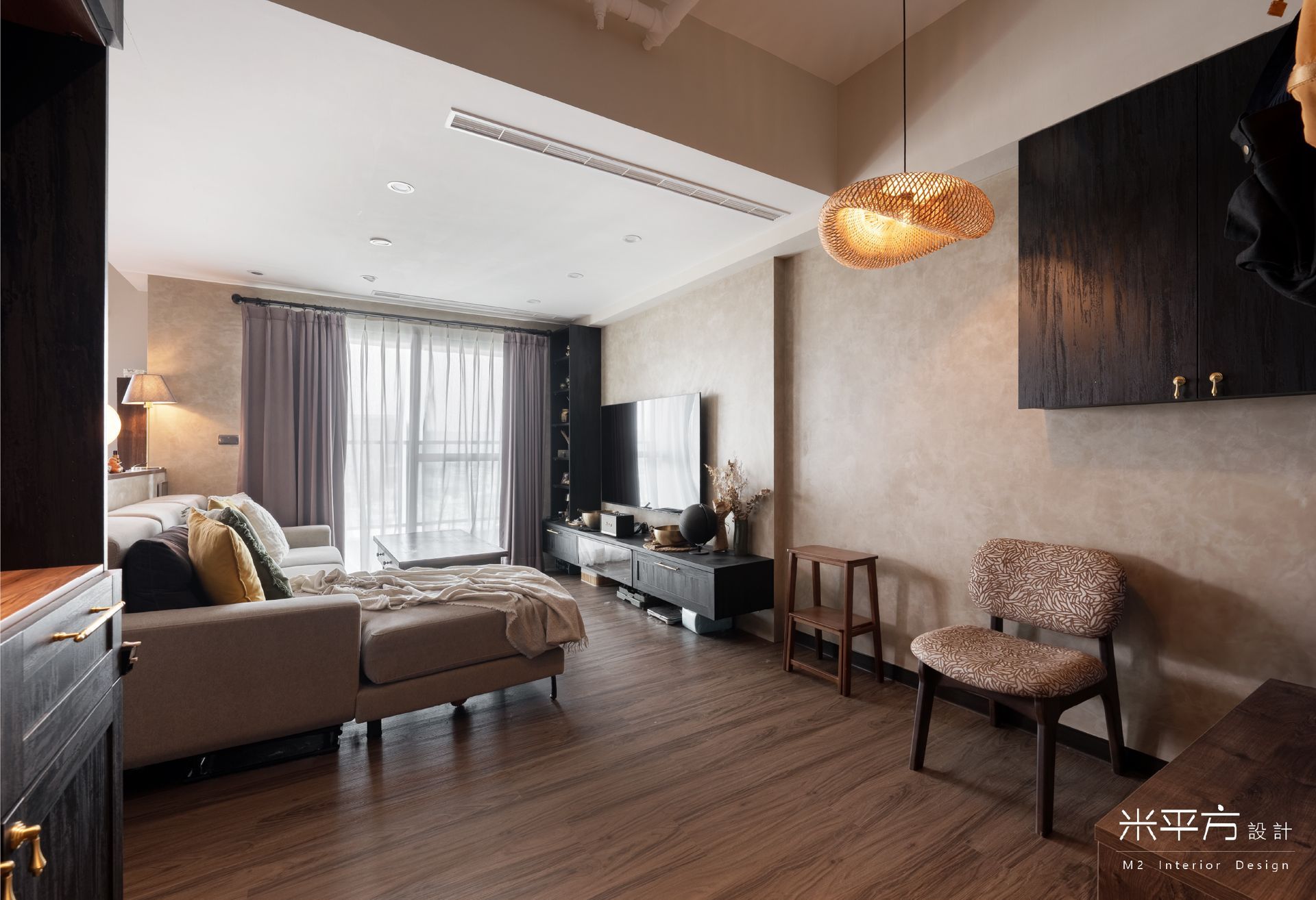 台南市 和宜仁和|開放式空間設計|藝術塗料 / 藝術漆 / 特殊漆|系統櫃|米平方空間設計 - 台南室內設計 / 台南老屋翻新