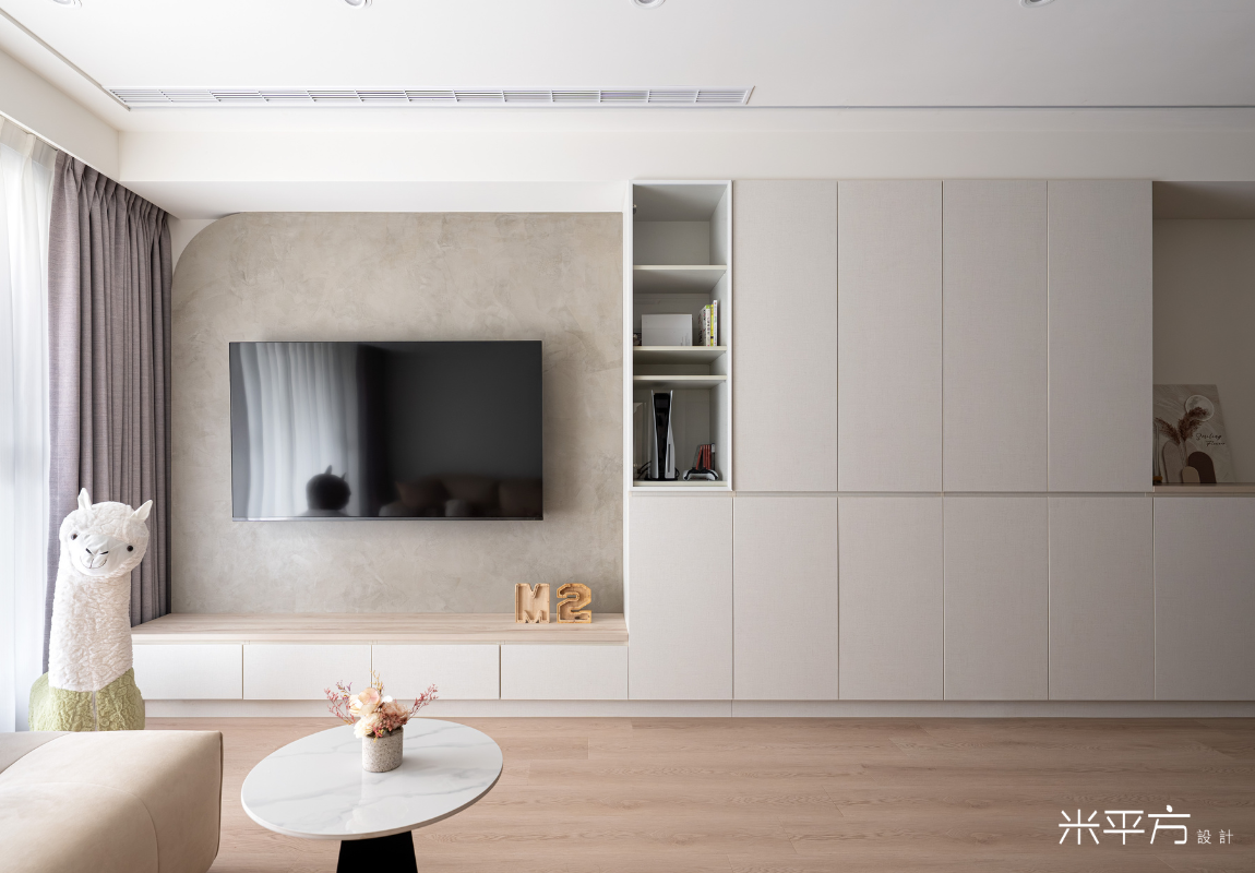 台南市 林森苑｜現代簡約風｜溫潤木色｜米平方空間設計 - 台南室內設計 / 台南老屋翻新